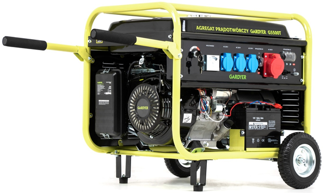 GARDYER G5500T 5,5 KW ESTART TŘÍFÁZOVÝ GENERÁTOR - OFICIÁLNÍ DISTRIBUTOR - AUTORIZOVANÝ PRODEJCE GARDYER