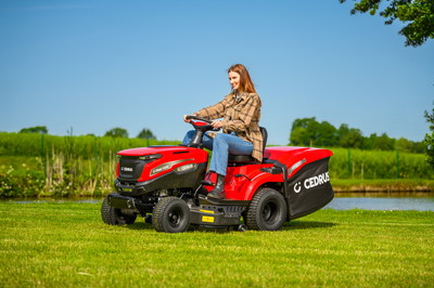 CEDRUS C-TRAC 92HC Rear-Dump Self-Propelled Lawn Mower with 92cm HYDROSTAT RECYCLING VELOPMENTS C-TRAC-92HC EWIMAX OFFICIAL DISTRIBUTOR - AUTHORIZED DEALER CEDRUS