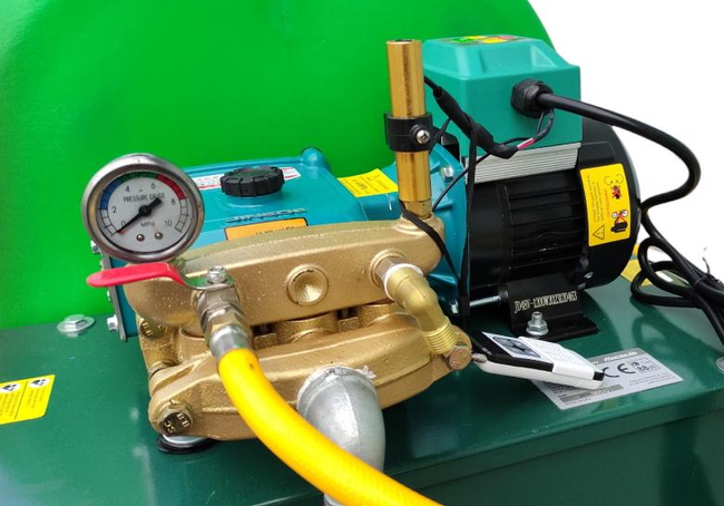 MASTERCUT FH-36H POSTŘIKOVAČ NA VOZÍKU ELEKTRICKÝ AKUMULÁTOROVÝ POSTŘIKOVAČ NA KOLEČKÁCH 160L 12V 48AH