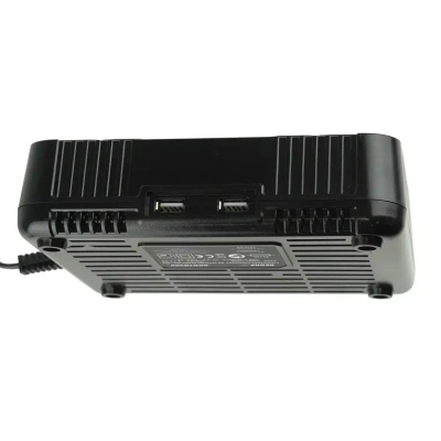 CHARGER FOR TWO BATTERIES, DEDRA SAS+ALL POWER SUPPLY DED7038V FITS DED7032, DED7034, DED7035, DED6936, DED6937