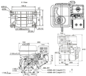 SILNIK LONCIN G270F-C SPALINOWY BENZYNOWY 9 KM WAŁ 25.4mm / 88mm  MOTOR HONDA GX270 - EWIMAX - OFICJALNY DYSTRYBUTOR - AUTORYZOWANY DEALER LONCIN
