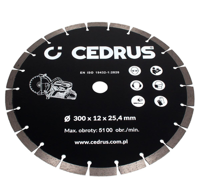 Tarcza diamentowa Cedrus przecinarka spalinowa CEDPC300 720156