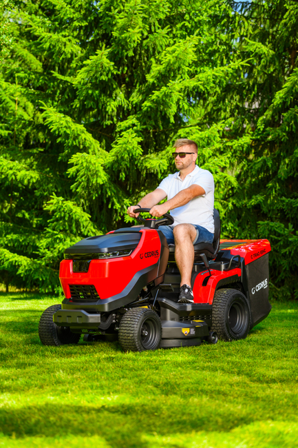 CEDRUS C-TRAC 103HC PREMIUM LUX Rear-Dump Self-Propelled Lawn Mower HYDROSTAT 102cm 2 CYLINDRES C-TRAC-103HC EWIMAX OFFICIAL DISTRIBUTOR - AUTHORIZED CEDRUS DEALER