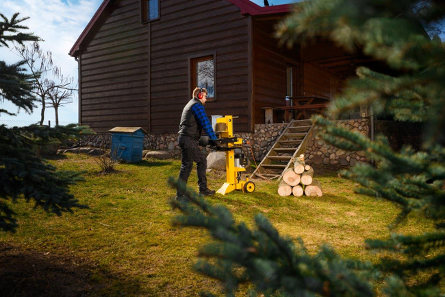 CEDRUS LS06 HYDRAULIC ELECTRIC WOOD SPLITTER CEDRUS LS06V VERTICAL CHIPPER PRESSURE 7 TON CEDLS06V - EWIMAX - OFFICIAL DISTRIBUTOR - AUTHORIZED CEDRUS DEALER