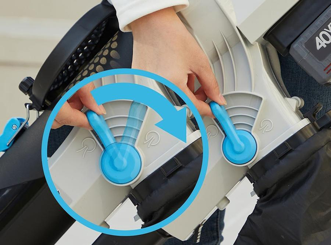 LI-ION CORDLESS BLOWER WITH VACUUM CLEANER FUNCTION