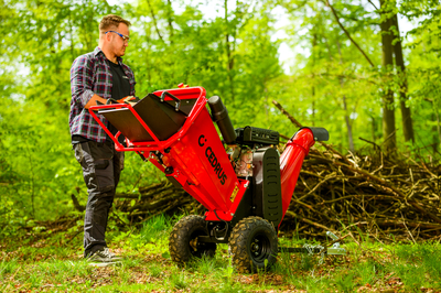 Cedrus RB02 PRO Rozdrabniacz Spalinowy Rębak do Gałęzi 12 cm Loncin 7 KM