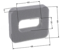 Husqvarna 240R;245R 8R07-72 air filter