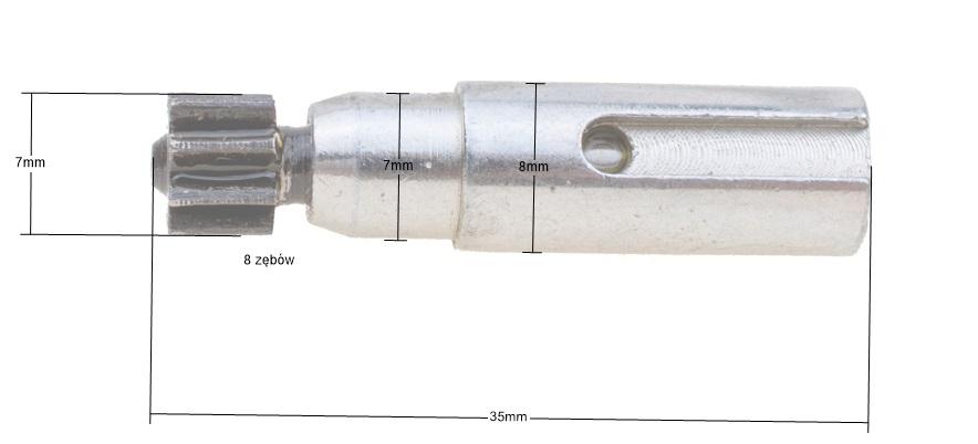 Pompka oleju Stihl 018 MS180 MS230 MS250 PJ18022 widok z boku