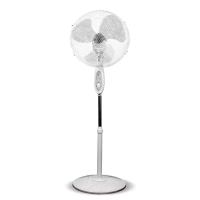 DESCON DA-1611 40W STANDING FAN, 16", WHITE