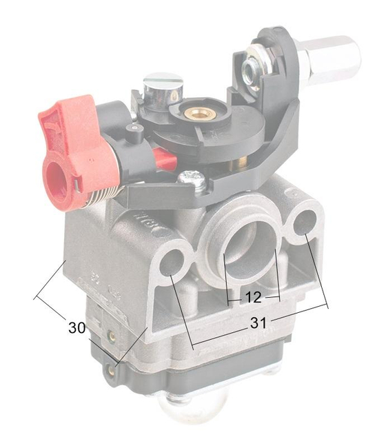 Karburátor Kawasaki TH23 /WYB-5C/ - nůžky 15003-2807