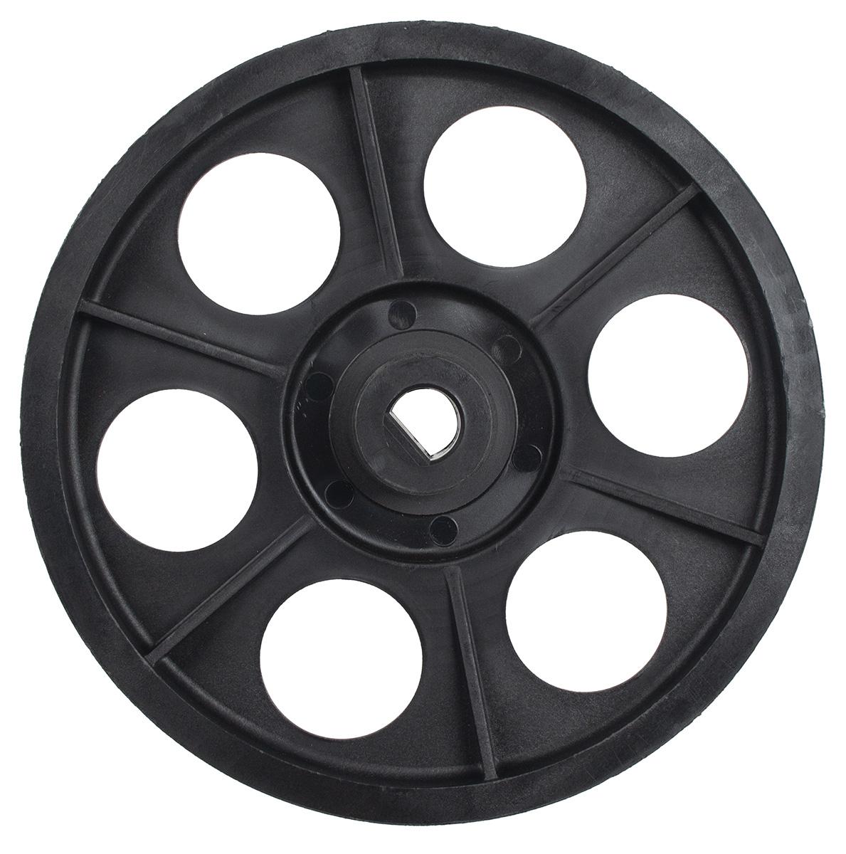 Koło pasowe betoniarki Cedrus CEDBT160 131905 widok z przodu