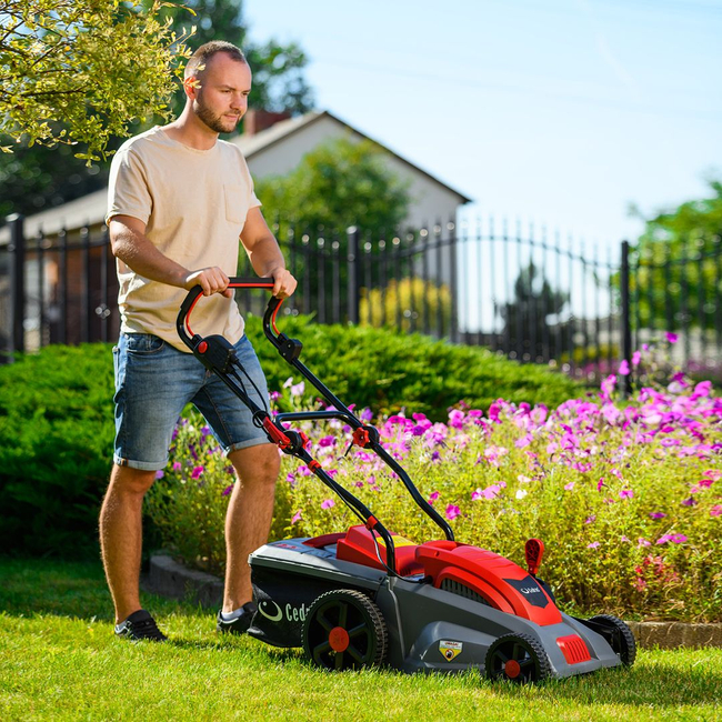 CEDRUS KE34 ELEKTRICKÁ DROP SEKAČKA 1400W / 34cm - EWIMAX - Oficialní distributor - autorizovaný prodejce CEDRUS