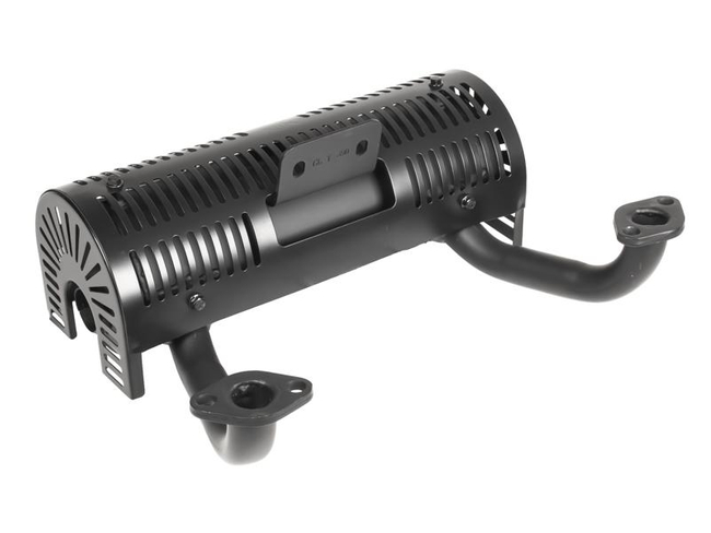 Tłumik Loncin 2P77F 2P80F 2P82F CZĘŚĆ ORYGINALNA 180571314-0001