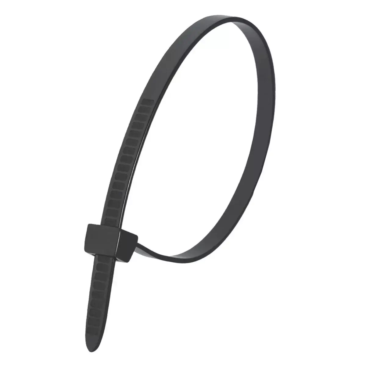 DEDRA 11C76372 opaski zaciskowe trytytki kablowe nylonowe czarne 7,6x370 mm 100 szt.