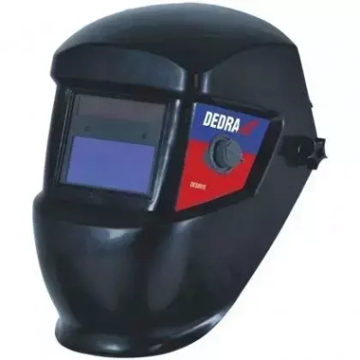 DEDRA DES001E Przyłbica spawalnicza samościemniająca maska kask DIN 9-13 92,5x42,5 mm