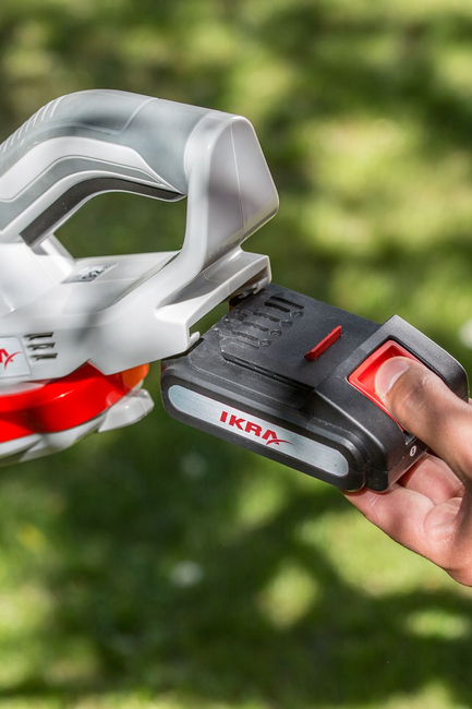 IKRA IAHS 20-1 SHRUB BUSH HEDGE SHEAR CORDLESS 20V PREMIUM OB-IKRIAHS20-1 EWIMAX - OFFICIAL DISTRIBUTOR - AUTHORIZED IKRA DEALER