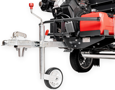Cedrus R13P Gas-Powered Shredder, Municipal Wood Chipper, 24 KM, for branches up to 13 cm, with feeder, road-approved, CEDRBR13P