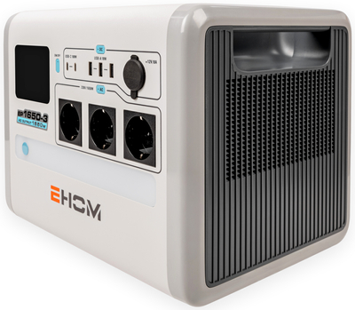 LONCIN EHOM EP1650-3 POWER STATION BANK ENERGY STORAGE AGREGATE POWERBANK 1024Wh power 1650VA EWIMAX - OFFICIAL DISTRIBUTOR - AUTHORIZED LONCIN DEALER