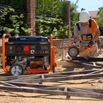 DAEWOO GDA 9500DPE-3 AGREGAT GENERATOR PRĄDOTWÓRCZY DAEWOO GDA 9500DPE-3 DUAL POWER ROZRUSZNIK , 1x32A, 1x16A 380V AVR 8kW  - OFICJALNY DYSTRYBUTOR DAEWOO