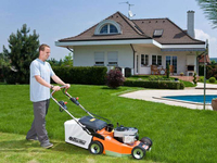 OLEO-MAC LUX 55 TBD PROFESSIONAL ALUMINIUM SPRINEAUT MOWER WITH B&S Briggs & Stratton 750 series EX DOV Ready Start 6.5 HP 8203995E5