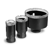 DEDRA DED1592SZ05 Zestaw koronek diamentowych VB M14 28/35/68 mm otwornice do gresu i ceramiki