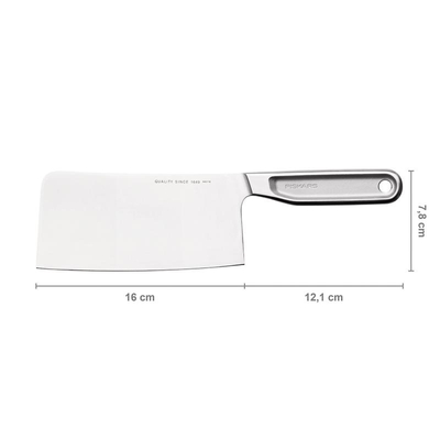Fiskars All Steel 1062885 nóż tasak kuchenny 16 cm z japońskiej stali AUS-8