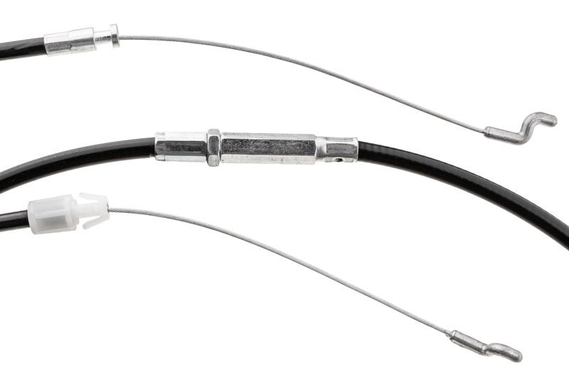 Linka napędu kosiarki Cedrus 480119 – pancerz 110 cm, linka 140 cm, końcówki dopasowane do dźwigni i przekładni