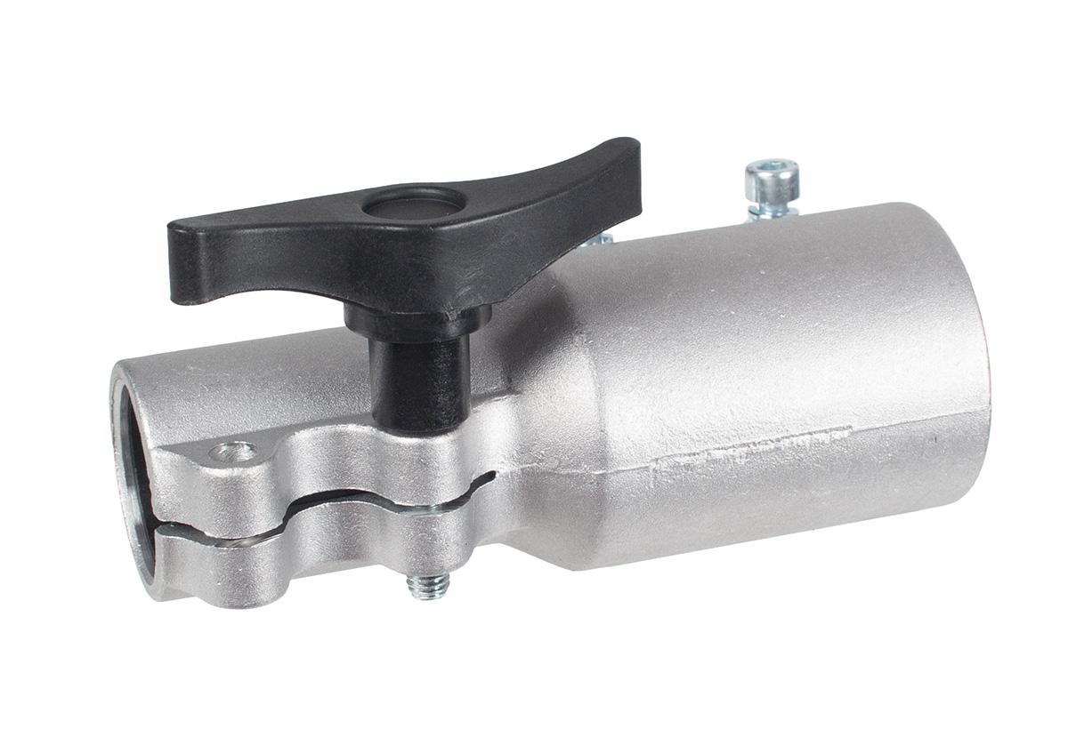 Łącznik rur kpl Cedrus piła na wysięgniku CEDPW425 071350 widok z góry z dźwignią dociskową