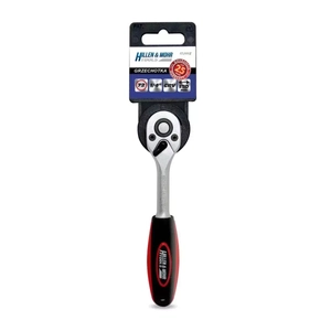 Hillen&amp;Mohr 17J111Z Jednoduchá ráčna 1/4" 72T CrV 6140, nástrčný klíč 2K