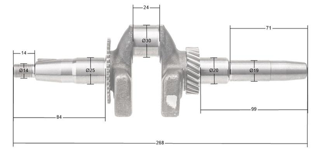 Rato tapered crankshaft engine 210 13300-Z141110-0000