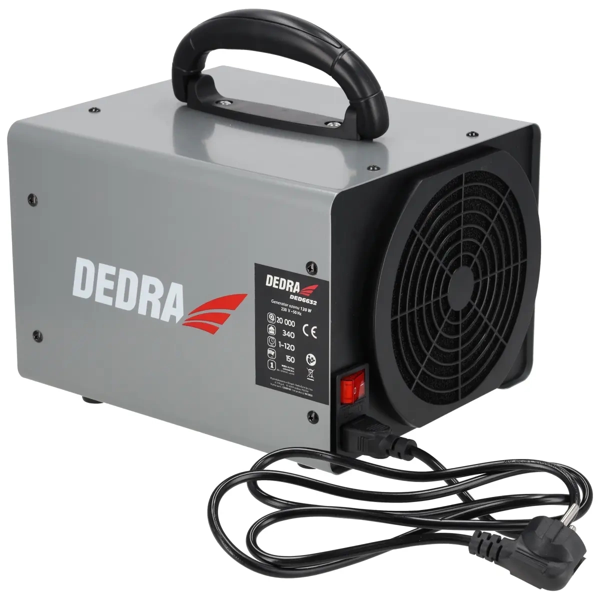DEDRA DED6632 20g/h Ozone Generator with Cable