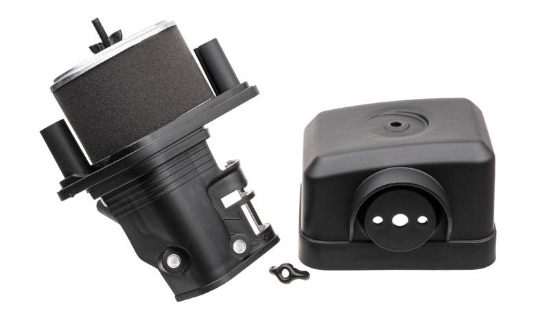 Filtr powietrza Loncin G200F z obudową do zamiatarki ZM02 ZM04 – widok zestawu