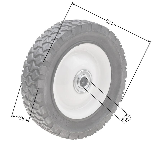 Pojezdové kolo sekačky s ložiskem 150 mm 608HIB