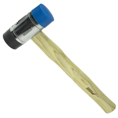 DEDRA 13M302 Młotek blacharski PU/Nylon 35 mm, pobijak montażowy, trzonek hikorowy