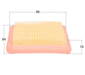 Loncin air filter LC40ZB20-1.7Q LC148F-2 ORIGINAL PART 180130348-0001