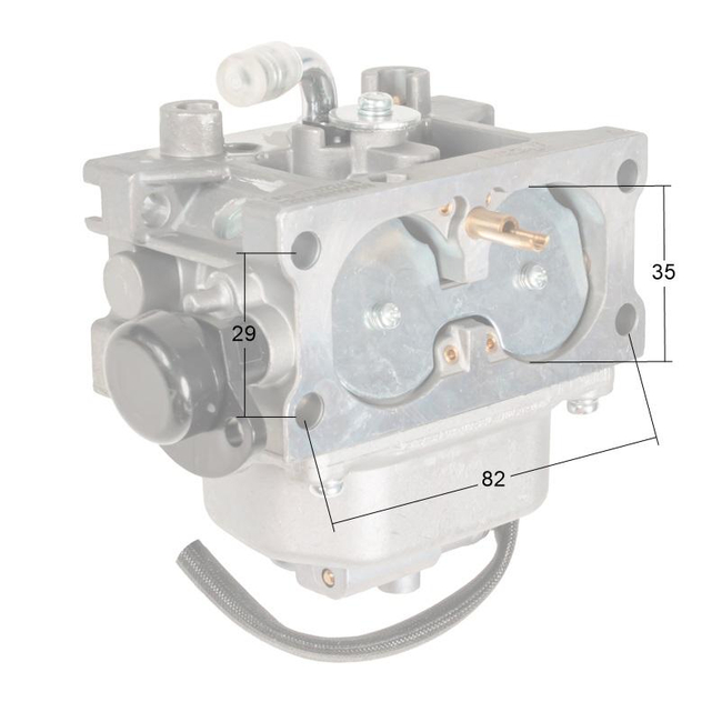 Loncin 2P82F carburetor ORIGINAL PART 170022435-0001