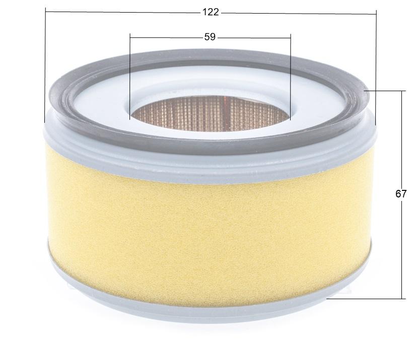 Filtr powietrza Honda G410D Diesel 8R02-21 zdjęcie 2