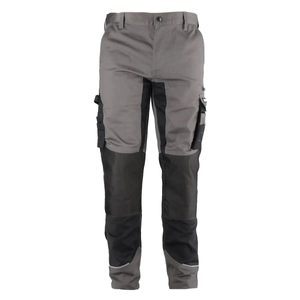 Šedé pracovní kalhoty s elastanem M/50, 240 g/m2