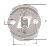 Sprzęgło NAC 49mm małe metalowe wykaszarki marketowe NZ31