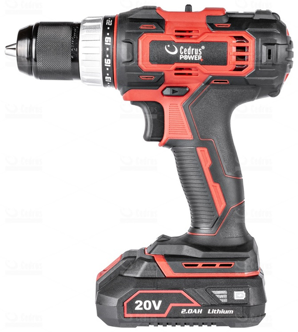 CEDRUS CEDD40LI-SET WKRĘTARKA AKUMULATOROWA 20 V WKRĘTARKO-WIARTARKA 2Ah Z BATERIĄ I ŁADOWARKĄ W WALIZCE EWIMAX- OFICJALNY DYSTRYBUTOR - AUTORYZOWANY DEALER CEDRUS
