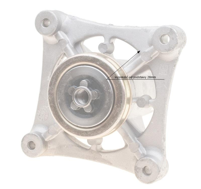 Adapter kosiarki Husqvarna YTH Twin4śrub gw5ram RO12734