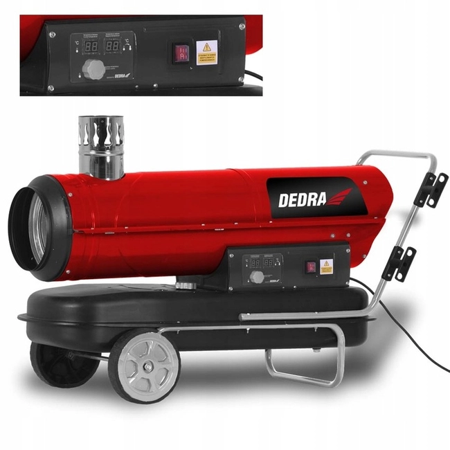 DEDRA DED9956TK NAGRZEWNICA OLEJOWA PIEC DMUCHAWA Z ODPROWADZENIEM SPALIN 50kW EWIMAX OFICJALNY DYSTRYBUTOR - AUTORYZOWANY DEALER DEDRA