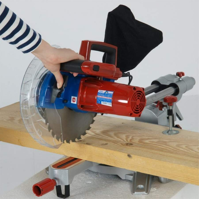 DEDRA DED7745 MITRE SAW WITH SLIDING HEAD EWIMAX - OFFICIAL DISTRIBUTOR - AUTHORIZED DEDRA DEALER