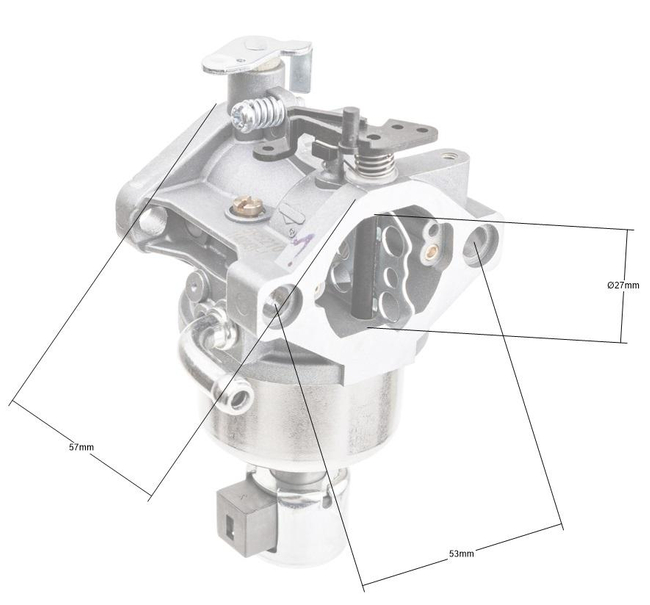 B&S Nikki Mod carburetor. 31 OHV ORIGINAL PART 594593