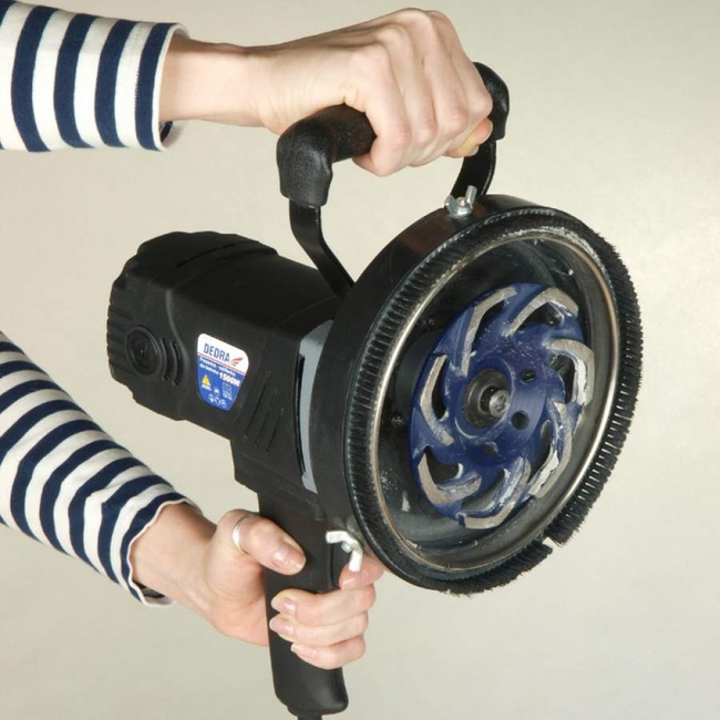 DEDRA DED7747 CONCRETE SANDMACHINE 1,5 KW + diamond blade S-segment 125mm EWIMAX - OFFICIAL DISTRIBUTOR - AUTHORIZED DEALER DEDRA