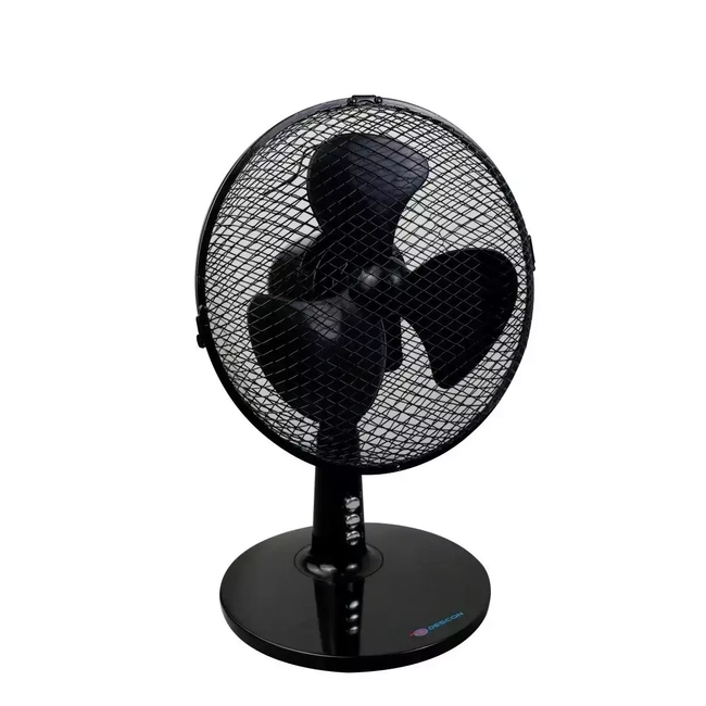 STOLNÍ VENTILÁTOR DESCON DA-0902B 20W, 9", ČERNÝ