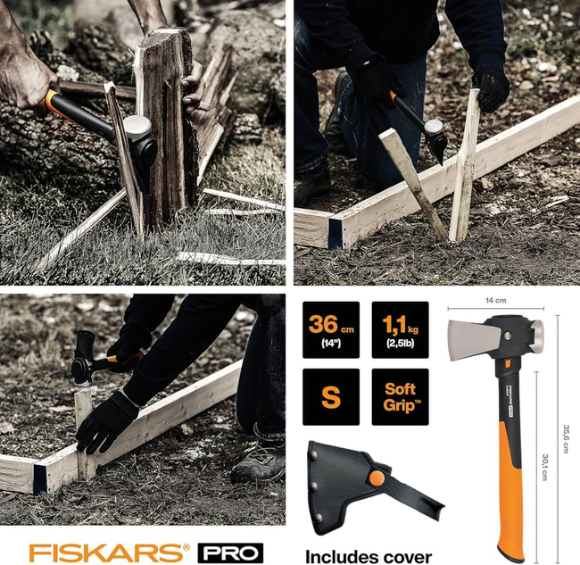 FISKARS Pro IsoCore SIEKER-HAVEL SIEKERA SIEKER UNIVERSAL PITCH FOR WOOD SIEKER-HAVEL Fiskars Pro IsoCore S 1062936 - OFICIÁLNÍ DISTRIBUTOR - AUTORIZOVANÝ PRODEJCE FISKARS