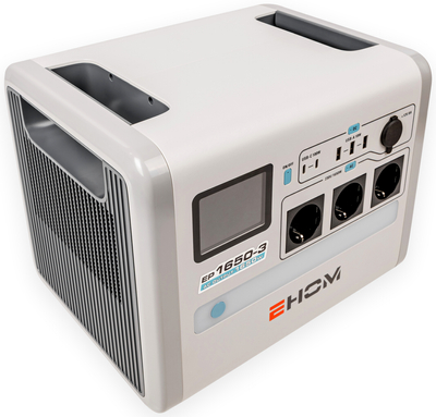 LONCIN EHOM EP1650-3 STACJA ZASILANIA BANK MAGAZYN ENERGI AGREGAT POWERBANK STACJA ZASILAJĄCA 1024Wh moc 1650VA EWIMAX - OFICJALNY DYSTRYBUTOR - AUTORYZOWANY DEALER LONCIN