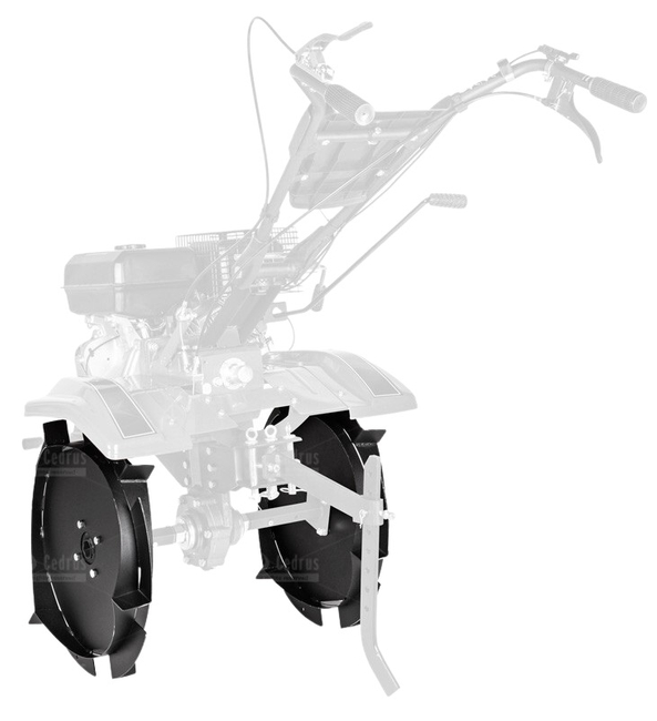 CEDRUS CEDRGL42 IRON METAL PADDLE WHEELS WITH AXLES FOR CEDRUS GL06 SOIL PLANTER - EWIMAX - OFFICIAL DISTRIBUTOR - AUTHORIZED CEDRUS DEALER