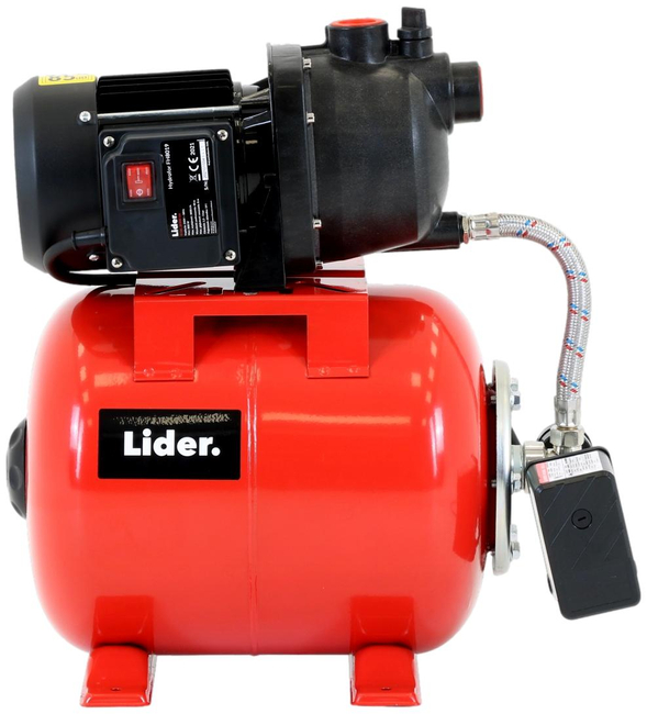 LIDER FH8019 ZESTAW HYDROFOROWY HYDROFOR POMPA DO WODY OGRODOWA 3000l/h HYDROFOR 800W ZE ZBIORNIKIEM 19L - OFICJALNY DYSTRYBUTOR - AUTORYZOWANY DEALER LIDER